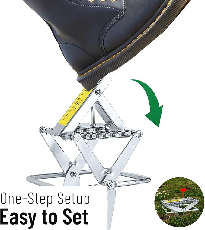 Upgrade Mole Traps That Work Best Trap Scissor with Longer Spring, Durable and Reusable Easy Mole Trap for Lawn Protection