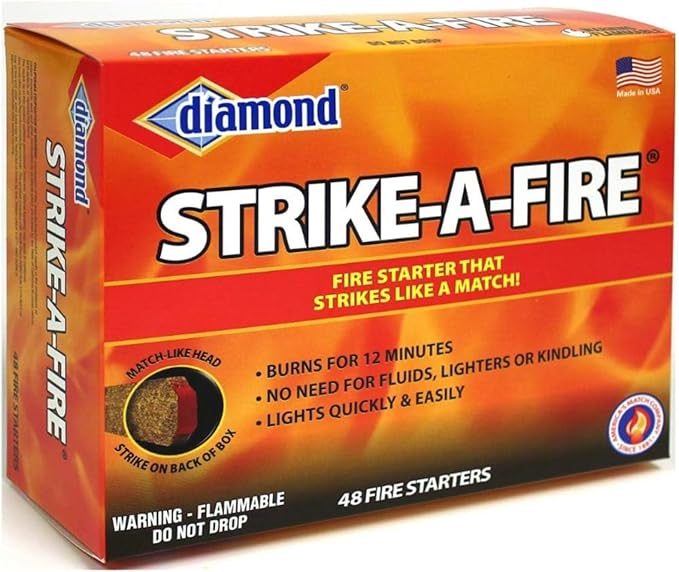 Diamonds Fire Starter Matches 48 Count per Pack
