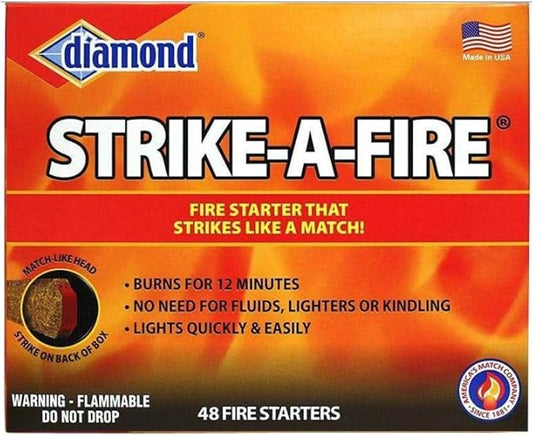 Diamonds Fire Starter Matches 48 Count per Pack