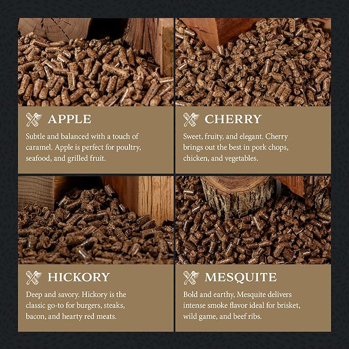 Cutting Edge Firewood Mesquite BBQ Wood Pellets – 100% Natural Hardwood Grilling Pellets for Smokers, Pellet Grills, and Outdoor Cooking – Bold Southwest Flavor, Minimal Ash, 15 lb Bag