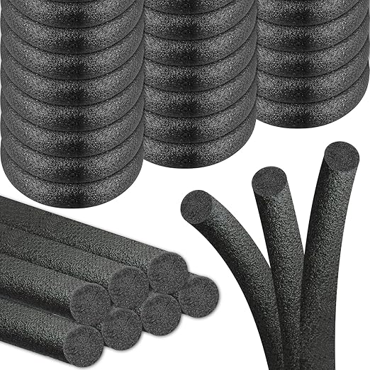 Foam Backer Rod for Gaps Concrete Crack Filler Joints Foam Gap Filler Caulk Saver Backing Rod Filler Rope Concrete Joint Filler (5/4 Inch x 10 Feet)