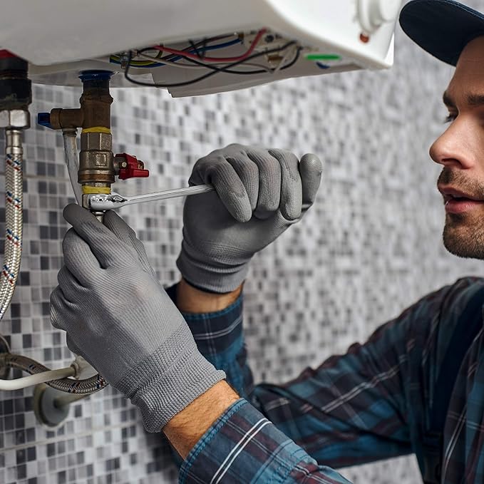 DURATECH Flare Nut Wrench Set, Metric, 3-piece, 10, 12, 13, 14, 15, 17mm, CR-V Steel, Organizer Pouch Included