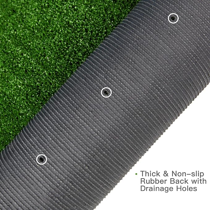 Artificial Grass Turf, 1ft x 62ft (62 ft²) Indoor Outdoor Fake Astroturf Rug Carpet Mat for Balcony Decor Backyard Patio Backdrop Fence Wall Decorations Dogs