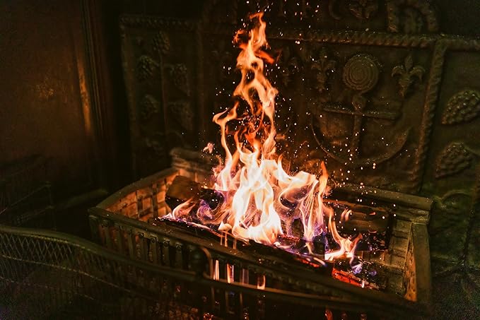 Cutting Edge Firewood - Premium Ultra Kiln-Dried Oak Logs, 16" Luxury Box, 49 lb - Long-Lasting Firewood for Indoor & Outdoor Fires, Complete Starter Kit, Refined Aroma, Clean & Consistent Burn