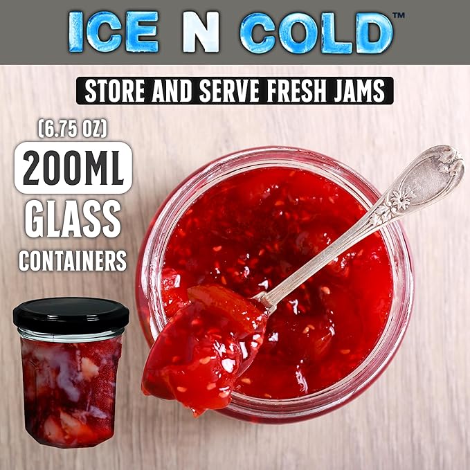 6.76 oz / 200ml Multi-Use Glass Jars with Leakproof Clear Lid, Reusable & Eco-Friendly – Ideal for Jams, Sauces, Spices; Lead -Free and BPA-Free Glass Bottle (72)