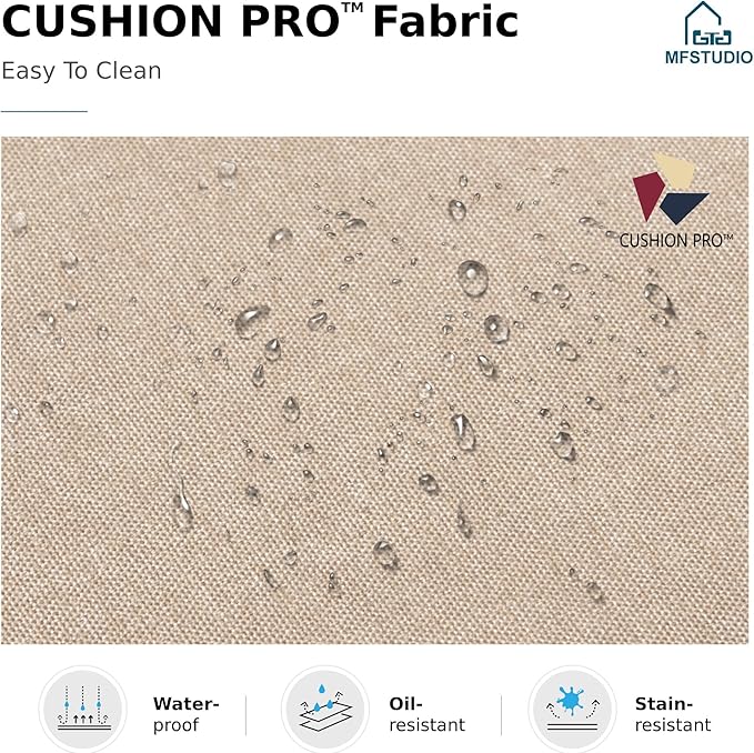MFSTUDIO 5 PCS Metal Outdoor Patio Furniture Dining Set, 4 Metal Swivel Chairs and Square Dining Table with Umbrella Hole, Black