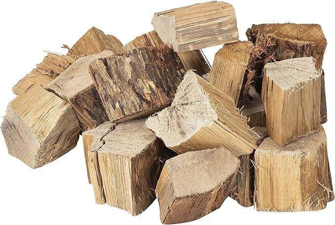 Smoak Firewood’s Cooking Wood Chunks (Competition Grade) USDA Certified for Smoking, Grilling or Barbequing (Hickory, 8-10lbs 729 Cubic in.)