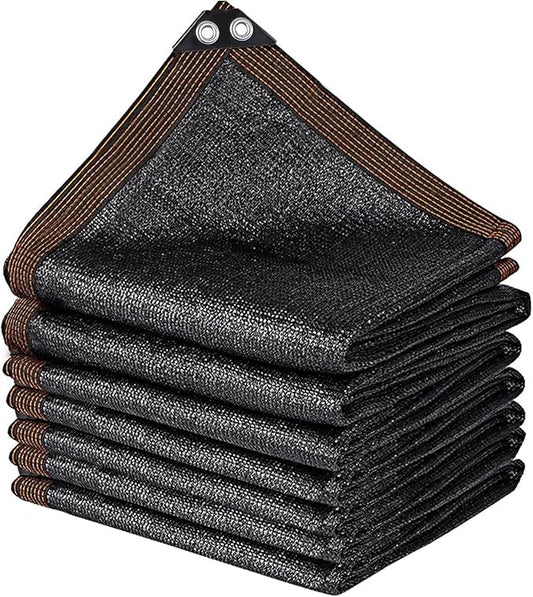 winemana Black Shade Cloth 40%, 30x50 FT Mesh Tarp - Garden Shade for Greenhouse, Patio, Vegetables, Plants Cover and Chicken Coops, Sun Shade Net for Outdoor Protection with Reinforced Grommets
