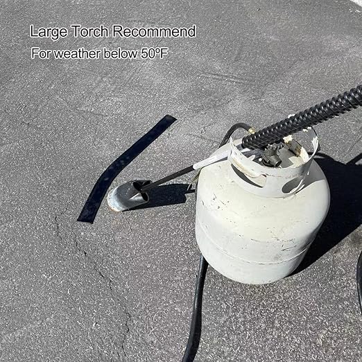 Premium Asphalt Tarmac Parking lot Joint and Crack Sealer Repair Hot-Filler II Tape 2IN x 50 FT Long (3mm Thick)