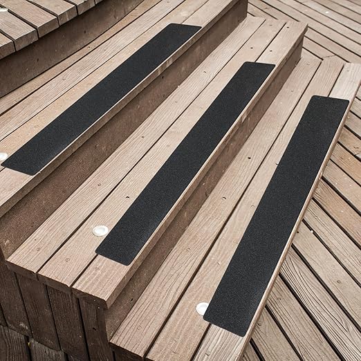 Anti Slip Tape Black 2 in x 20FT Non Skid Tape for Stairs Outdoor Indoor, Best Grip Non Slip Strips Tape High Traction Adhesive for Stairs Step