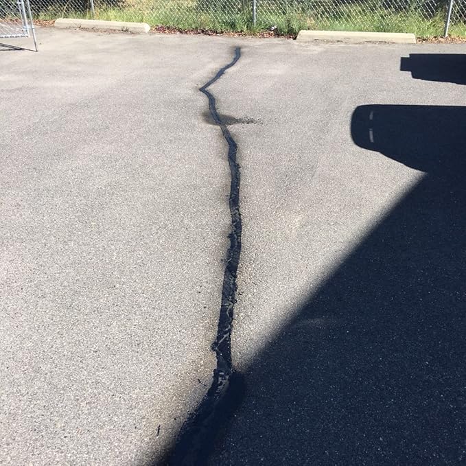 Premium Asphalt Tarmac Parking Lot Joint and Crack Sealer Repair Hot-Filler II 50 FT Long (3mm Thick) (1.25 in)