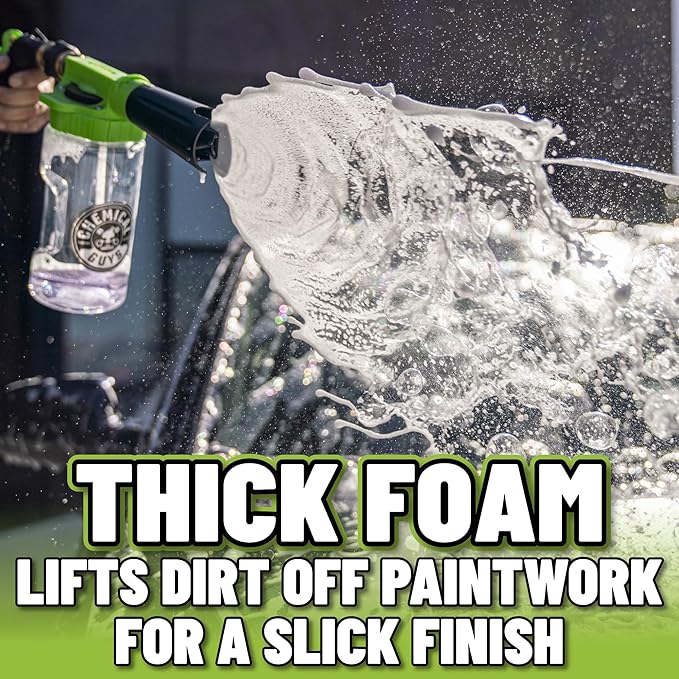 Chemical Guys TORQ Foam Blaster 6-Foaming Car Wash Attachment,Easy to Use,Sprays Thick Suds for Safe Washing Trucks,SUVs,Motorcycles, Vs& Other Vehicles -Works with Standard Garden Hose(Pack of 6)