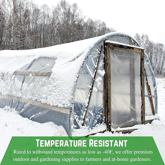 Farm Plastic Supply - Clear Vinyl Sheeting - 15 Mil - Clear Vinyl Roll, Storm Windows Covering, Protection, Tablecloth Protector (4' x 125')