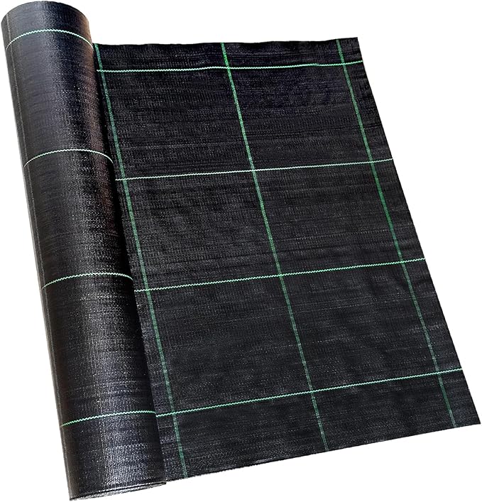 3ft x 250ft Landscape Fabric -Heavy Duty Weed Barrier Fabric for Landscaping, Weed Blocker Cloth,Geotextile Fabric for Garden, Driveway & Ground Cover, Garden Weed Mats,Grid Design
