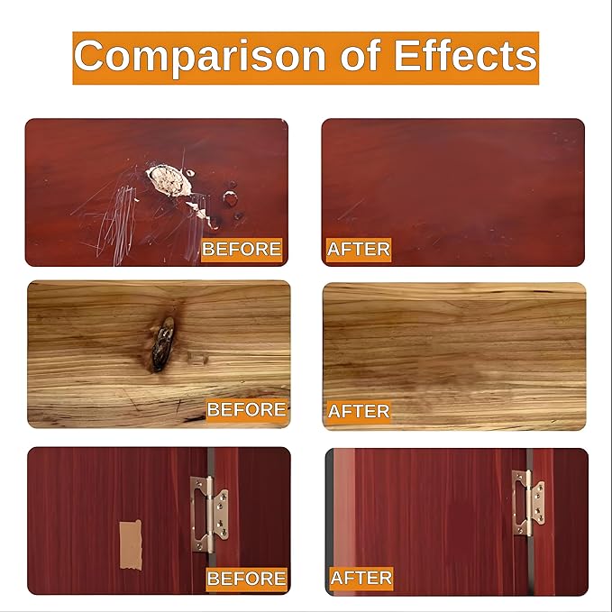 Wood Putty，Wood Filler，Wooden Putty Stainable，17.64 Ounce Walnut Repair Kit Paintable for Quickly Repair Any Breaks，Cracks，Chips，Defects in Wooden Furniture,Easy to Use and Sand