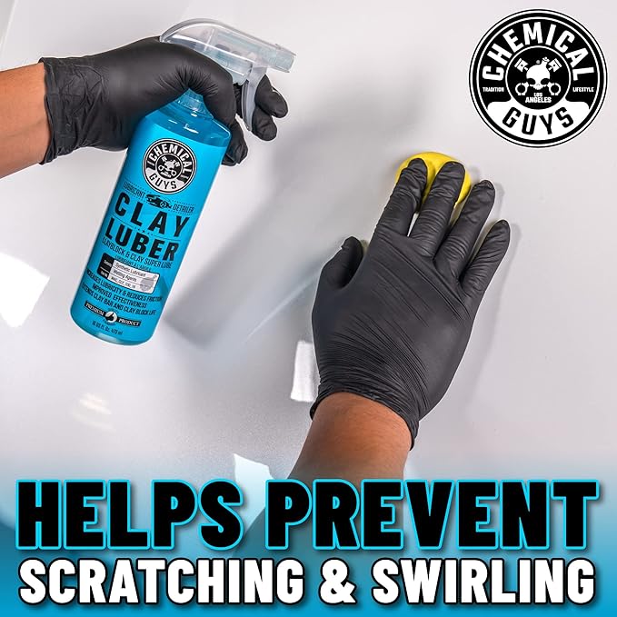 Chemical Guys WAC_CLY_100_16 Clay Luber Synthetic Lubricant with Wetting Agents for Clayblock and Car Detailing Clay (Works on Cars, Trucks, SUVs, Jeeps & More), 16 fl oz