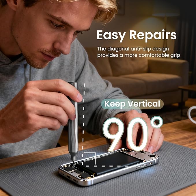 JOREST 32 in 1 Multi Bit Small Precision Screwdriver Set Magnetic, Pen Screwdriver Set, Men's Gifts, Mini Repair Tool Kit for Eyeglasses, Watches, MacBook, Laptop, PS5, Xbox, Camera, Electronics