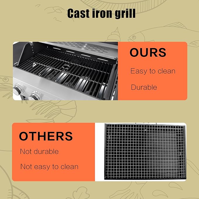 Propane Grill 3 Burner Barbecue Grill Stainless Steel Gas Grill with Side Burner, 37,000 BTU Outdoor Cooking, Patio, Garden Barbecue Grill, Black and Silver