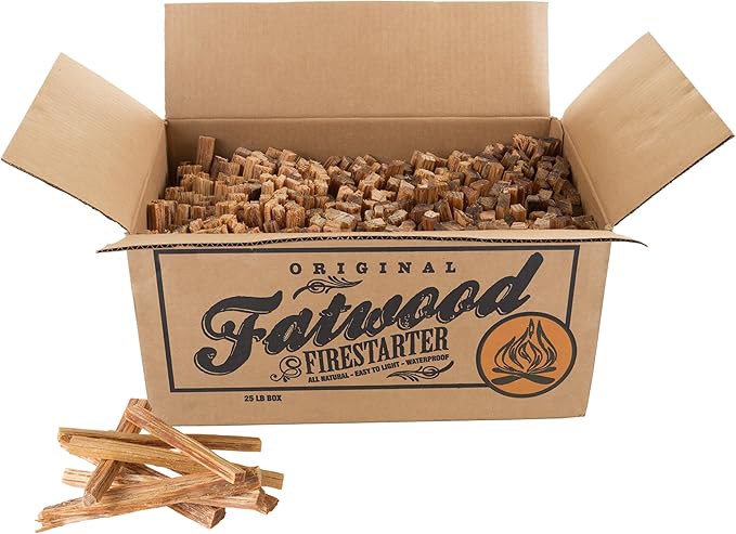 Trademark Fatwood Firestarter Kindling Sticks,Brown
