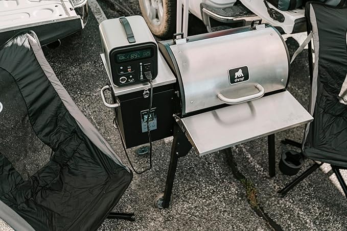 GRILLA Chimp 1.0 Tailgater Pellet Grill with Foldable Design, Wifi Connectivity, Compact Design, For Outdoor Grilling, Tailgating, and BBQ