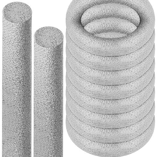 Foam Backer Rod for Gaps Concrete Crack Filler Joints Foam Gap Filler Caulk Saver Backing Rod Concrete Filler Rope (Grey, 1/4 Inch X 33 Feet)