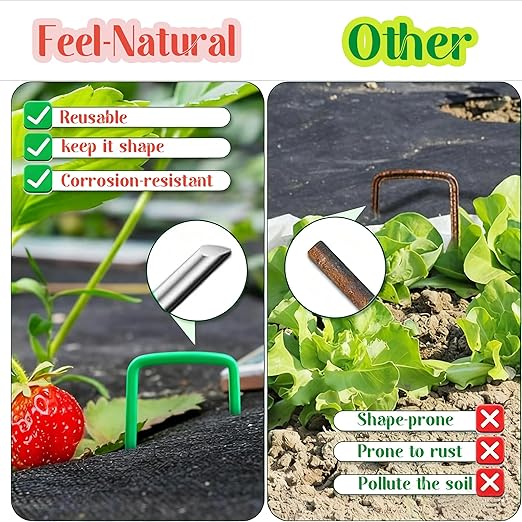 Feel Natural-10 Pcs 9.25"x9.45" Chicken Wire Plant Cover Plant Covers from Animals Plant Protectors Garden Cloches for Plants Garden Plant Covers Cage for Plants Wire for Plants Plant Nets