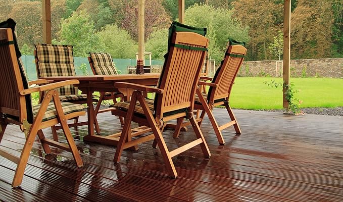 Storm Protector Penetrating Sealer & Stain Protector - Deck Protector, Fence Protector, Mahogany Stain, Redwood Stain, 5 Gallon (Hickory)
