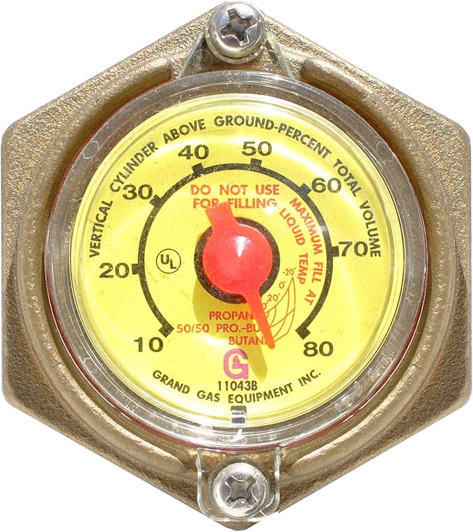 Flame King YSN420DOT 420LB DOT Propane Tank, Multi-Valves with Accurate Gas Level Gauge