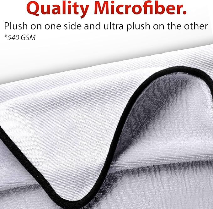 Adam's Polishes Ultra Plush Drying Towel (4 Pack)