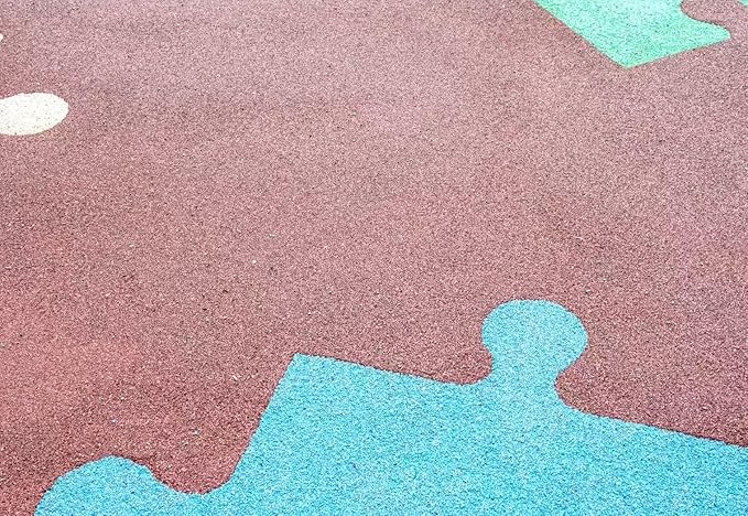 Poured-in-Place Surfacing Repair Kit Fix Rubber Playground (Green, XL)