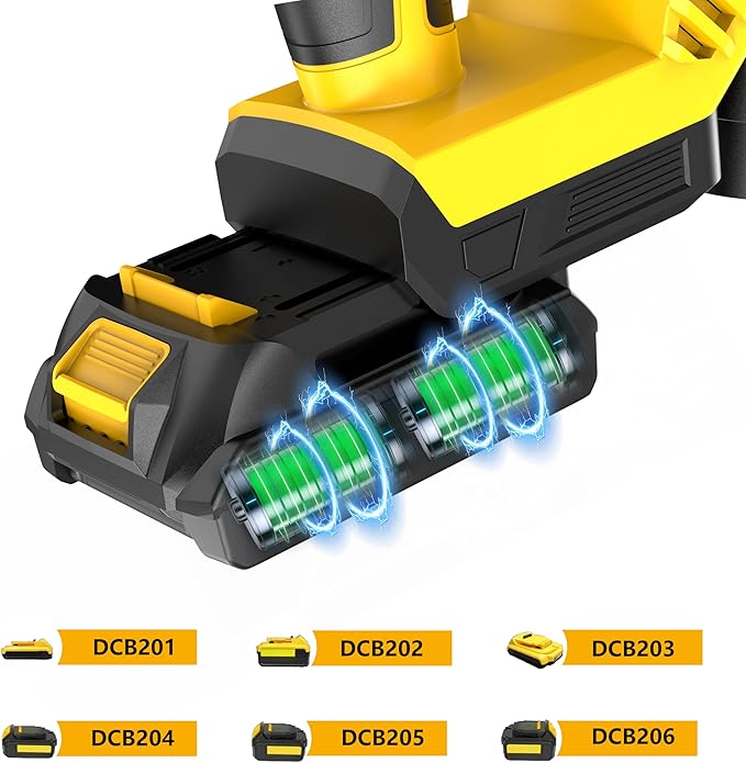 Cordless Brushless Jig Saw Compatible with Dewalt 20V MAX Battery(No Battery), 7 Speeds, 2900RPM, LED, 45° Bevel Cuts, 3 Orbital Action, with Jigsaw Blades for Straight, Curve, Circle Cutting