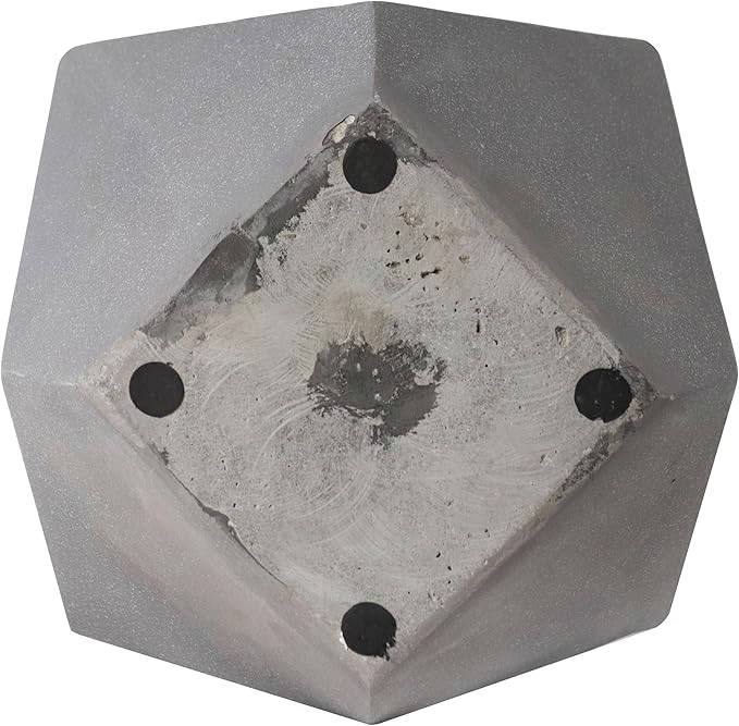 Sunnydaze Outdoor Concrete Planter Set - 2 Lightweight Concrete Pots for Plants - Moondust