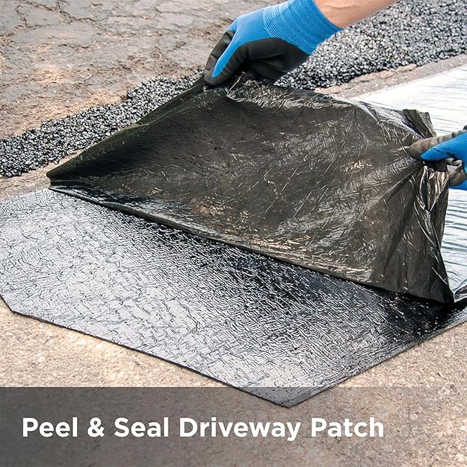 ADFORS Peel & Seal Driveway Patch for Long Lasting Pothole Repair