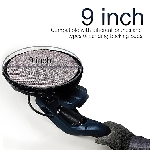 9 Inch Sanding Disc Drywall Sandpaper, Dust Free Sanding Drywall Sander Pads, 15 Pack 400 Grit