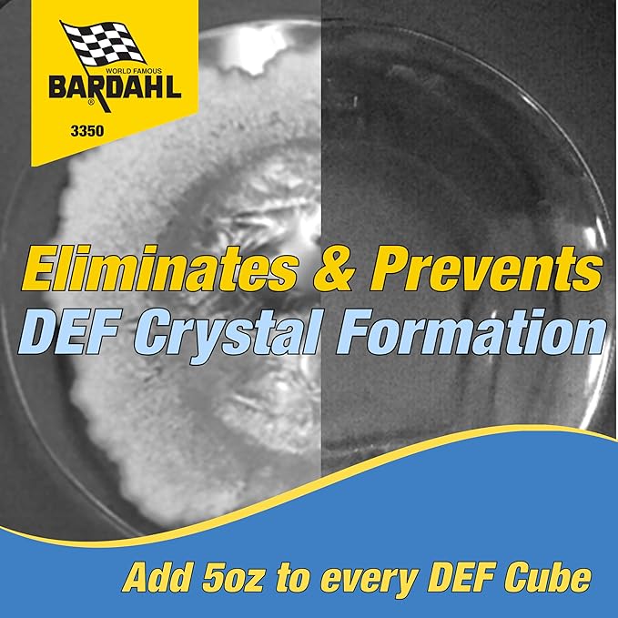 Bardahl 3350 DEF-Shot - The Ultimate DEF Cleaner and Anti-Crystallization Diesel Additive Reducing DEF Consumption - 5oz (8-Pack)