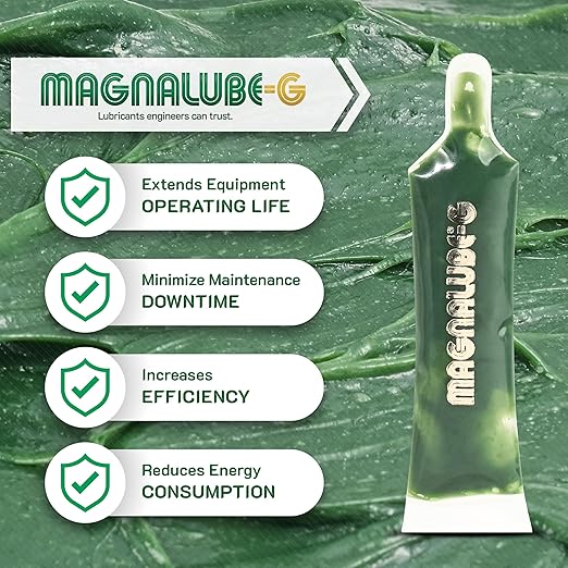 Magnalube-G General All Purpose Grease - Waterproof, Corrosion Resistant PTFE Lubricant. 0.75oz Multi-Purpose Tube for Bearings, Joints, and Axles to O-Rings and Sewing Machines