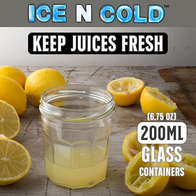 6.76 oz / 200ml Multi-Use Glass Jars with Leakproof Clear Lid, Reusable & Eco-Friendly – Ideal for Jams, Sauces, Spices; Lead -Free and BPA-Free Glass Bottle (72)