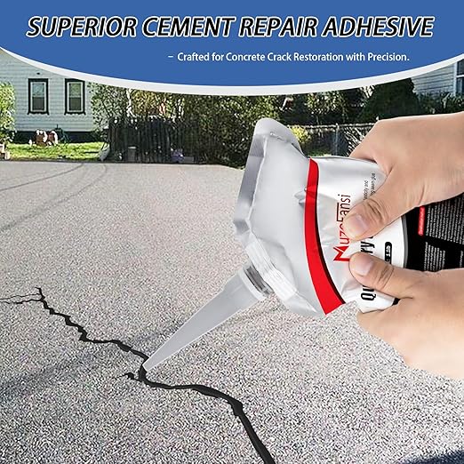 Asphalt Crack Filler, Crack Repair Sealant, Driveway Crack Sealer for Asphalt & Blacktop, Fast-Drying, Weather-Resistant, Easy to Apply Pavement Repair Sealant(2 Pcs,2.2LB)