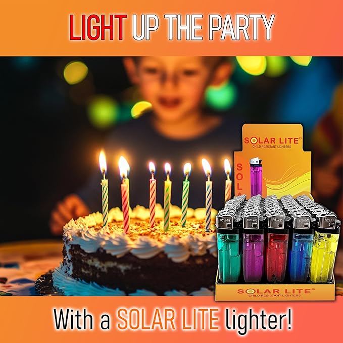 Disposable Lighters (Pack of 1000) | Solar Lite®