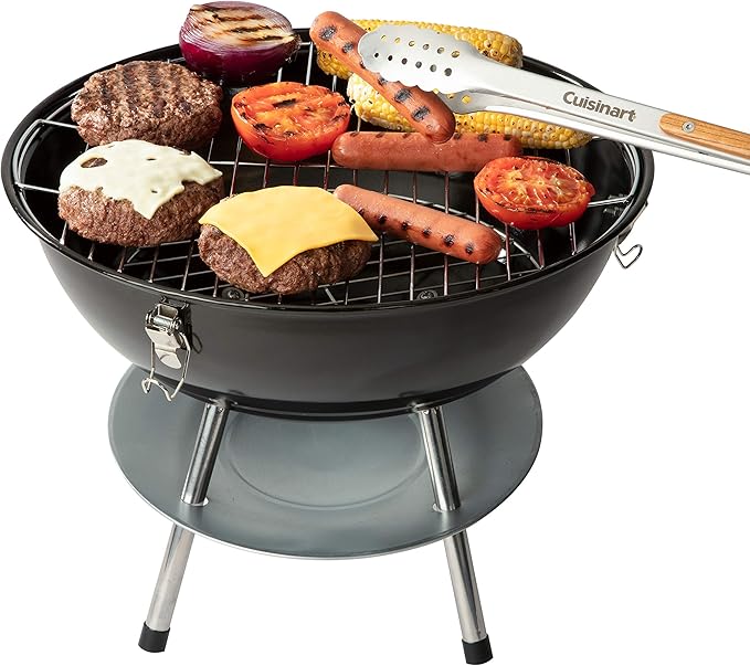 Cuisinart CCG-216 Portable Charcoal Grill, 16", Black