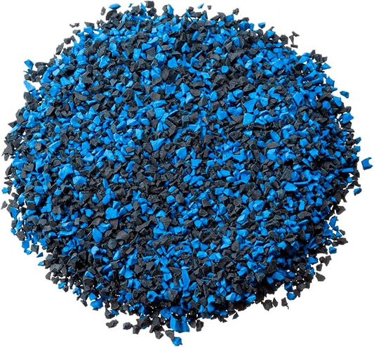 Fast Patch Poured-in-Place Surfacing Repair Kit Fix Rubber Playground (Blue/Black, Small)