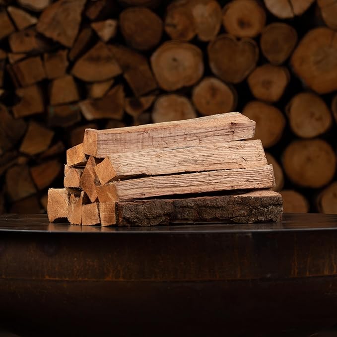 Cutting Edge Firewood 16 inch Full-Size Pizza Cut Ultra-Premium Oak Cooking Wood for Wood-Fired Pizza Ovens