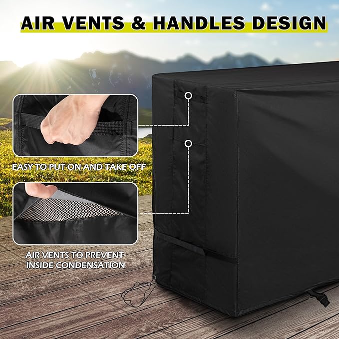 Griddle Cover for Blackstone ProSeries 2-Burner 22" Propane Omnivore Griddle, Flat Top Grill Cover for Blackstone Pro Series 22in Grill 2414 2165 2063