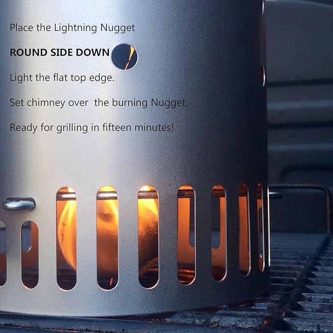 Lightning Nuggets AN170 Fire Starters, 2x2x1.1/4, Tan
