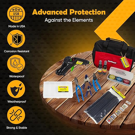 Professional Kit - Complete Wire Splice Sealing Solution for All Your Vehicles & ATV Needs