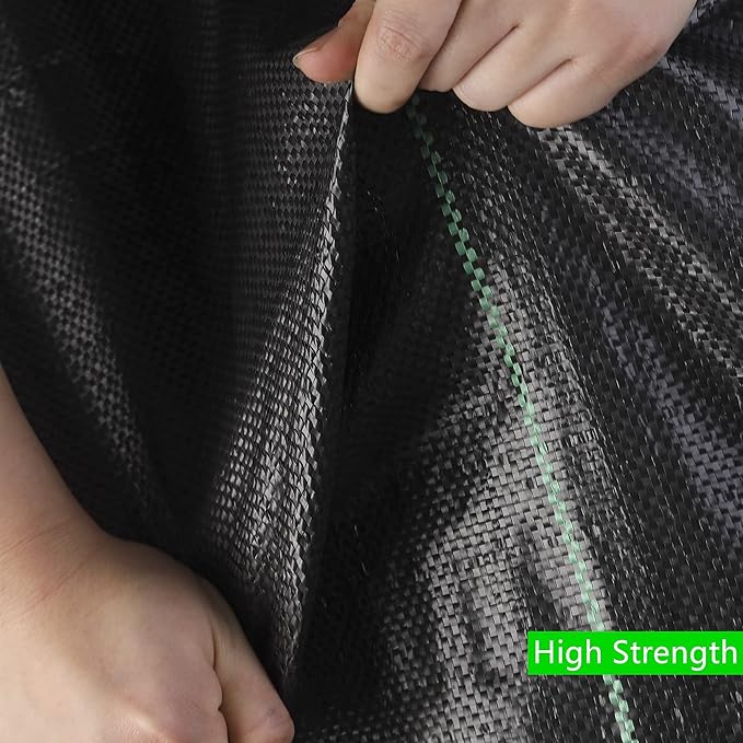 Weed Barrier Fabric 3.2oz Heavy Duty - 3ft x 300ft Landscape Fabric | Easy Install & Rugged Plastic Ground Cover Weed Barrier with UV Protection for Gardens, Landscaping Fabric
