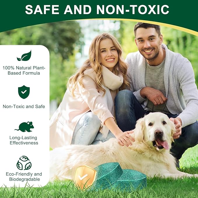 【𝐇𝐢𝐠𝐡𝐥𝐲 𝐄𝐟𝐟𝐞𝐜𝐭𝐢𝐯𝐞】 Mouse Rodent Repellent, Peppermint Oil Mouse Balls for Rat Mice, Ant, Roach, Spider, Squirrel, Insect Control Deterrent for Indoor Outdoor, for Garden & Home-24 Pcs