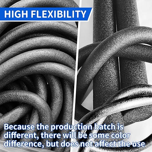 Foam Backer Rod for Gaps Concrete Crack Filler Joints Foam Gap Fillers Caulk Saver Backing Rod Concrete Filler Rope Joint Filler (1/4 Inches X 33 Feet)