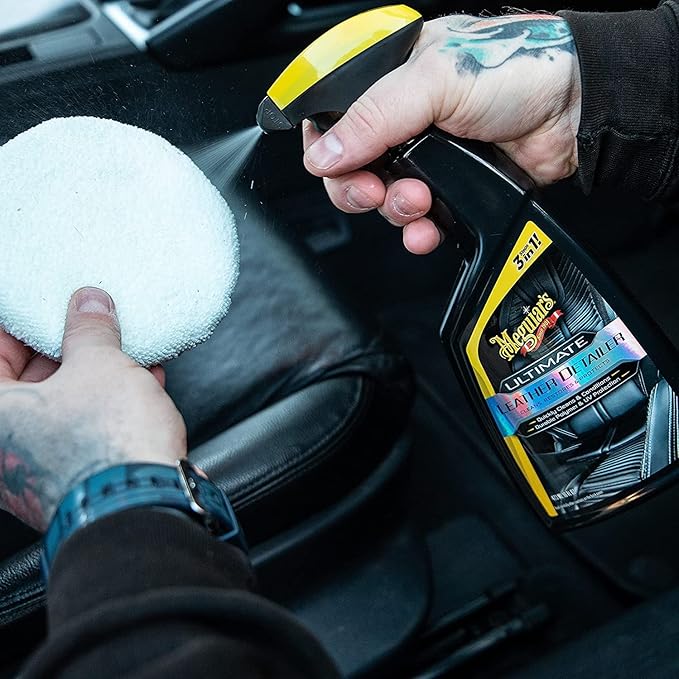 Meguiar's G201316 Ultimate Leather Detailer - 16 Oz Spray Bottle