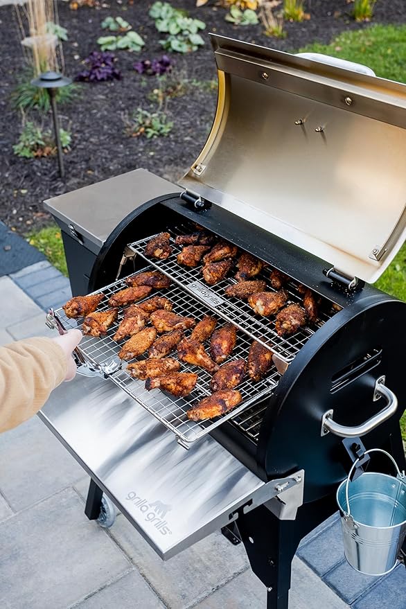 GRILLA Chimp 1.0 Tailgater Pellet Grill with Foldable Design, Wifi Connectivity, Compact Design, For Outdoor Grilling, Tailgating, and BBQ